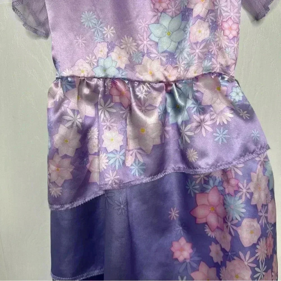 Encanto Isabella Dress Floral Pink & Purple Size  4-6X - Picture 7 of 15